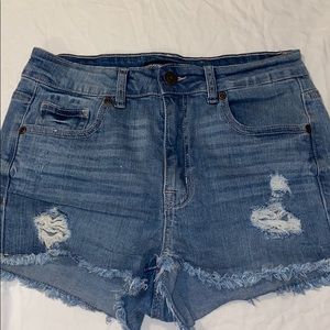 Denim shorts